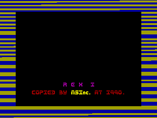 REX 1 — ZX SPECTRUM GAME ИГРА