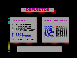 Deflektor — ZX SPECTRUM GAME ИГРА