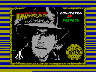 INDIANA JONES AND THE TEMPLE OF DOOM — ZX SPECTRUM GAME ИГРА