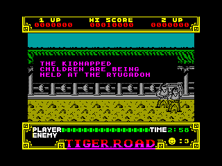 Tiger Road — ZX SPECTRUM GAME ИГРА