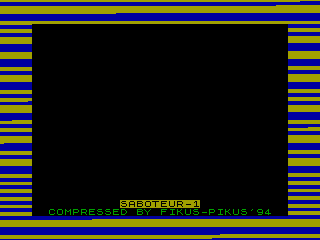 SABOTEUR 1 — ZX SPECTRUM GAME ИГРА