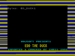 Edd the Duck — ZX SPECTRUM GAME ИГРА