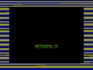 Metropolis — ZX SPECTRUM GAME ИГРА