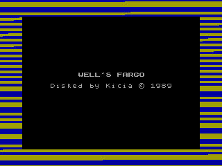 WELLS FARGO — ZX SPECTRUM GAME ИГРА