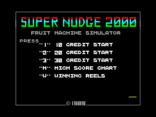 Super Nudge 2000 — ZX SPECTRUM GAME ИГРА