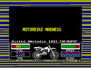 Motorbike Madness — ZX SPECTRUM GAME ИГРА