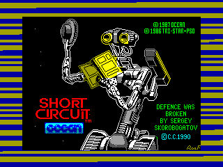 SHORT CIRCUIT — ZX SPECTRUM GAME ИГРА