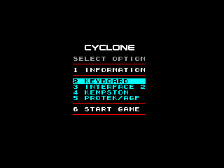 Cyclone — ZX SPECTRUM GAME ИГРА