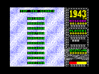 1943 — ZX SPECTRUM GAME ИГРА