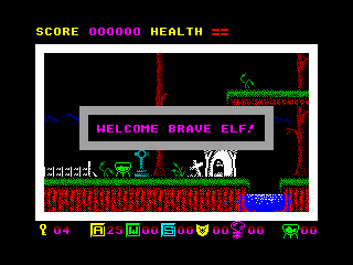 Elven Warrior — ZX SPECTRUM GAME ИГРА