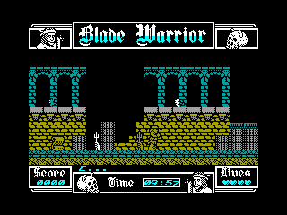 Blade Warrior — ZX SPECTRUM GAME ИГРА