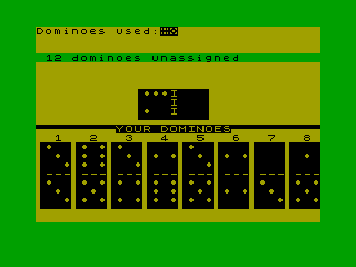 Dominoes — ZX SPECTRUM GAME ИГРА