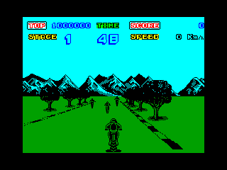 Enduro Racer — ZX SPECTRUM GAME ИГРА