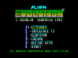 Alien Evolution — ZX SPECTRUM GAME ИГРА