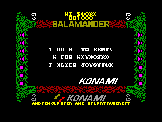 Salamander — ZX SPECTRUM GAME ИГРА