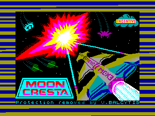 MOON CRESTA — ZX SPECTRUM GAME ИГРА