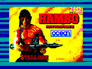 RAMBO 2 — ZX SPECTRUM GAME ИГРА