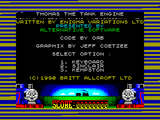 Thomas the Tank Engine  — ZX SPECTRUM GAME ИГРА