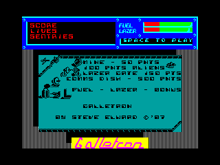 Galletron — ZX SPECTRUM GAME ИГРА