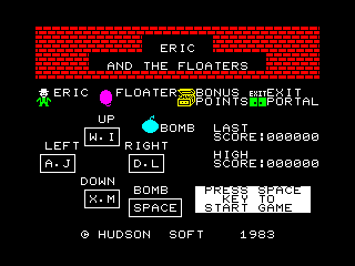 Eric  — ZX SPECTRUM GAME ИГРА