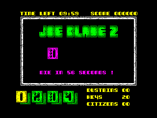 Joe Blade II — ZX SPECTRUM GAME ИГРА