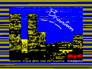 Brainstorm — ZX SPECTRUM GAME ИГРА