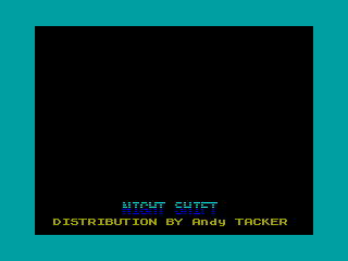 Night Shift — ZX SPECTRUM GAME ИГРА