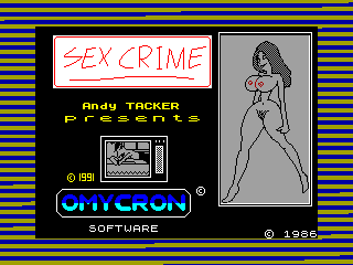 Sex Crime — ZX SPECTRUM GAME ИГРА