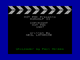 Airwolf II — ZX SPECTRUM GAME ИГРА