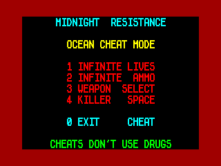 Midnight Resistance — ZX SPECTRUM GAME ИГРА