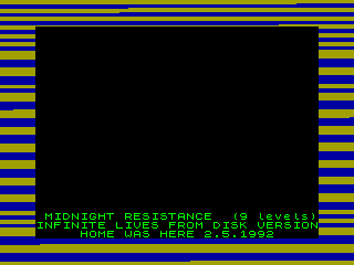 Midnight Resistance — ZX SPECTRUM GAME ИГРА