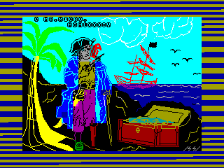 TREASURE ISLAND — ZX SPECTRUM GAME ИГРА