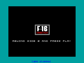 F-16 Combat Pilot — ZX SPECTRUM GAME ИГРА