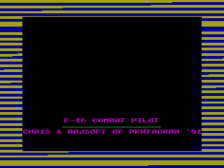 F-16 Combat Pilot — ZX SPECTRUM GAME ИГРА