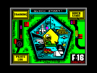 F-16 Combat Pilot — ZX SPECTRUM GAME ИГРА