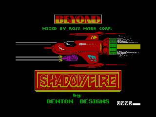 SHADOW FIRE — ZX SPECTRUM GAME ИГРА