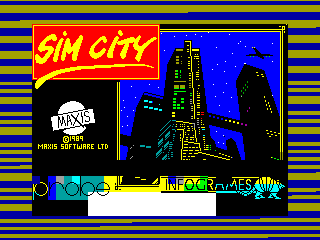 Sim City — ZX SPECTRUM GAME ИГРА