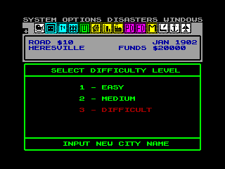 Sim City — ZX SPECTRUM GAME ИГРА