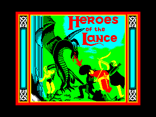 Heroes of the Lance — ZX SPECTRUM GAME ИГРА