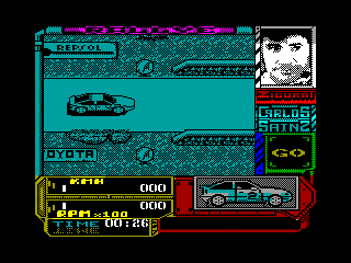 Carlos Sainz — ZX SPECTRUM GAME ИГРА