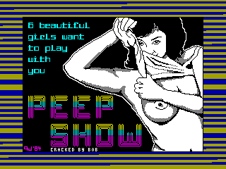 Peepshow — ZX SPECTRUM GAME ИГРА