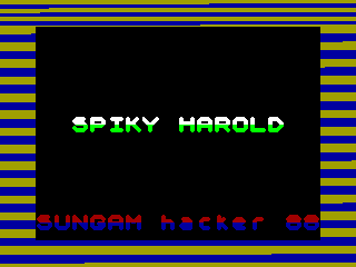 Spiky Harold — ZX SPECTRUM GAME ИГРА