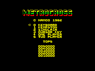 Metro-Cross — ZX SPECTRUM GAME ИГРА