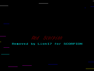 Red Scorpion — ZX SPECTRUM GAME ИГРА