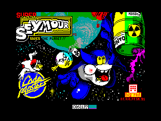 SUPER SEYMORE SAVE THE PLANET — ZX SPECTRUM GAME ИГРА