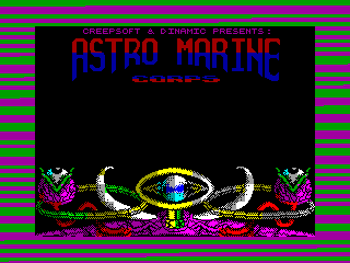 ASTRO MARINE CORPS 1 — ZX SPECTRUM GAME ИГРА