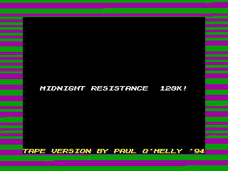 Midnight Resistance — ZX SPECTRUM GAME ИГРА