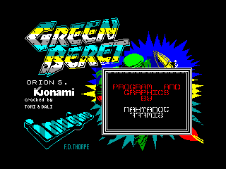 Green Beret — ZX SPECTRUM GAME ИГРА