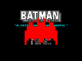 BATMAN 2 — ZX SPECTRUM GAME ИГРА