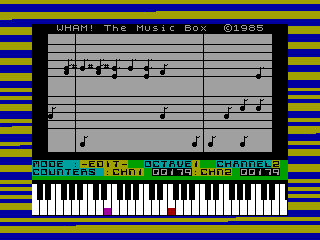 Wham! The Music Box — ZX SPECTRUM GAME ИГРА